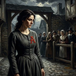 Portada de La letra escarlata – Nathaniel Hawthorne